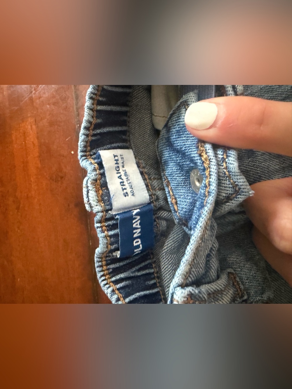 2T Lot Of 3 Pair Of Jeans Old Navy And Jumping Beans 2 Straight And 1 Skinny - Picture 3 of 16